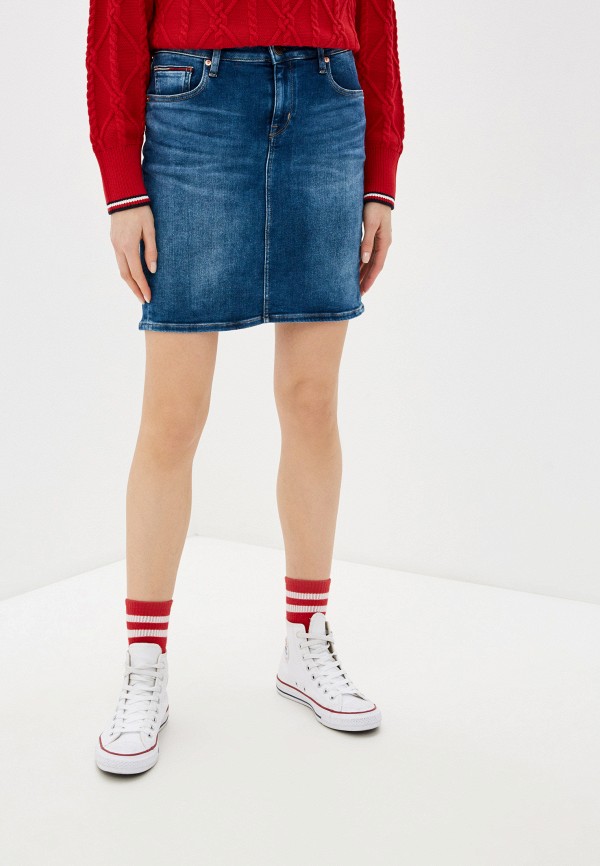 

Юбка джинсовая Tommy Jeans, Синий