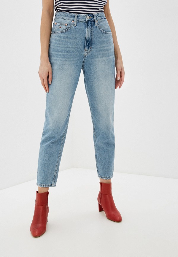 

Джинсы Tommy Jeans, Голубой, MOM JEAN HIGH RISE TAPERED SNDL