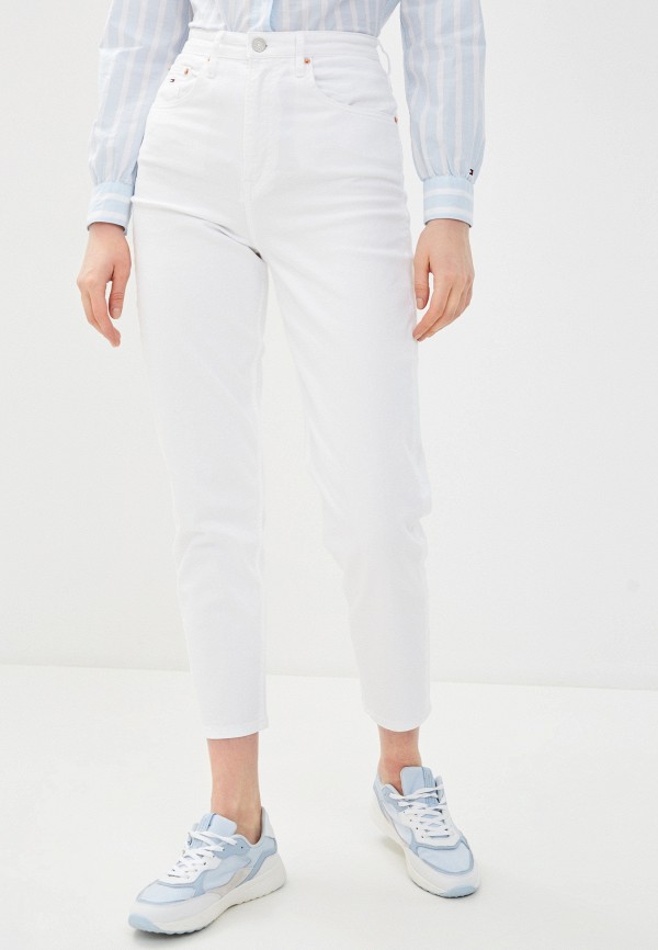 

Джинсы Tommy Jeans, Белый, MOM JEAN HR TAPERED MRWH