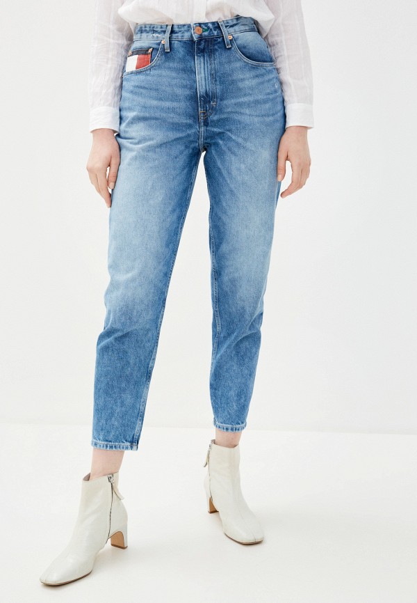 

Джинсы Tommy Jeans, Голубой, MOM JEAN HR TAPERED SVLTR