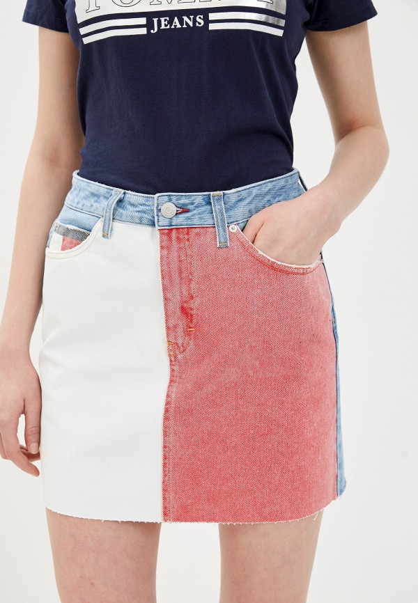 

Юбка джинсовая Tommy Jeans, Разноцветный