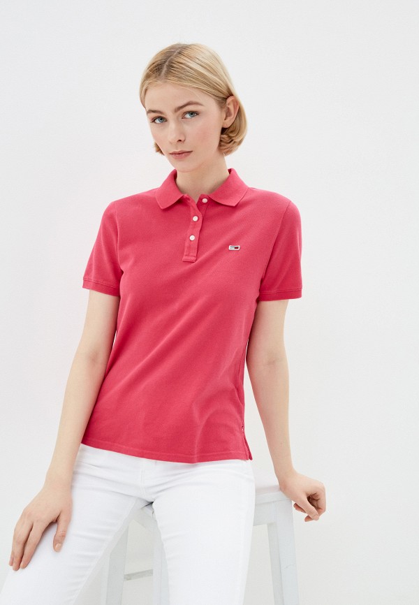 

Поло Tommy Jeans, Розовый