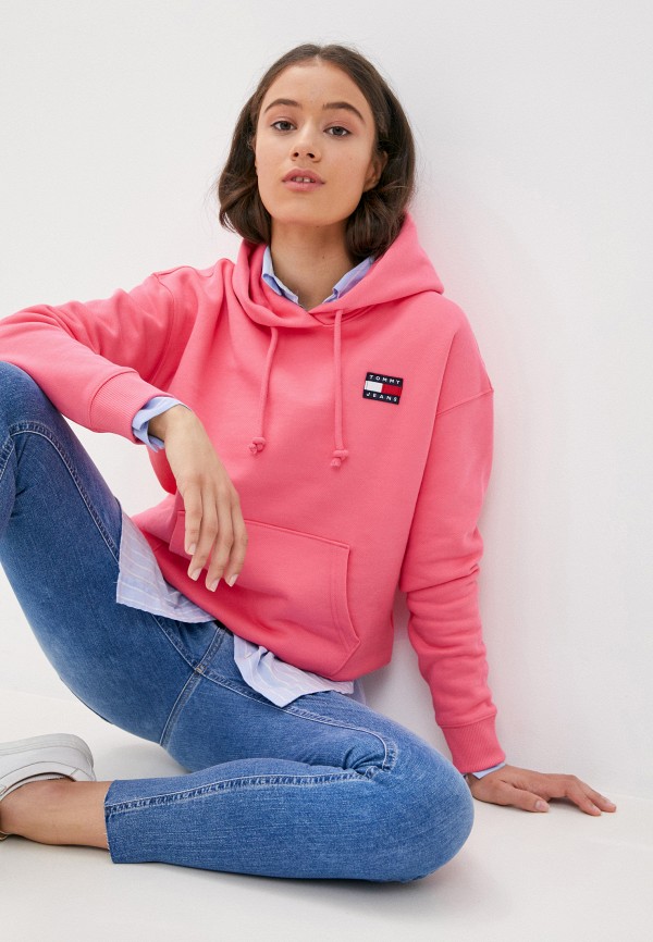 

Худи Tommy Jeans, Розовый