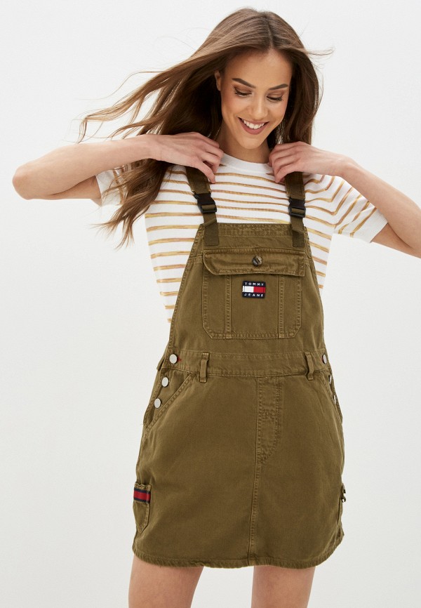 

Сарафан Tommy Jeans, Хаки