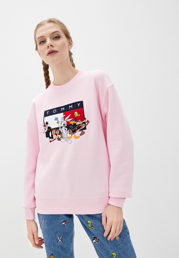 

Свитшот Tommy Jeans, Розовый, LOONEY TUNES