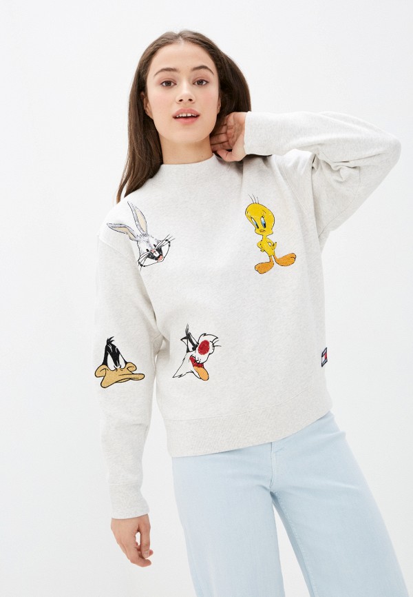 

Свитшот Tommy Jeans, Серый, LOONEY TUNES