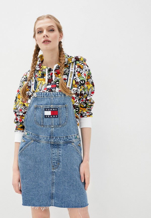 

Платье джинсовое Tommy Jeans, Синий, LOONEY TUNES