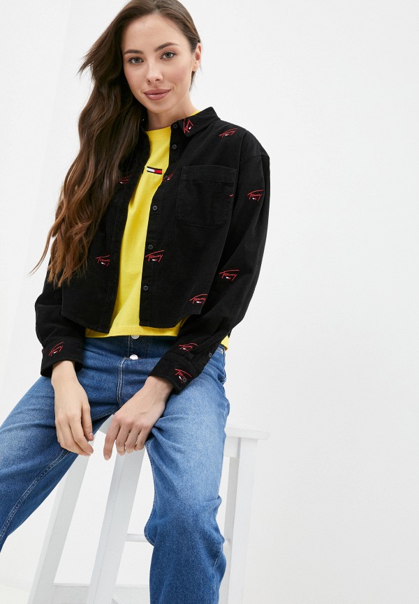 

Рубашка Tommy Jeans, Черный