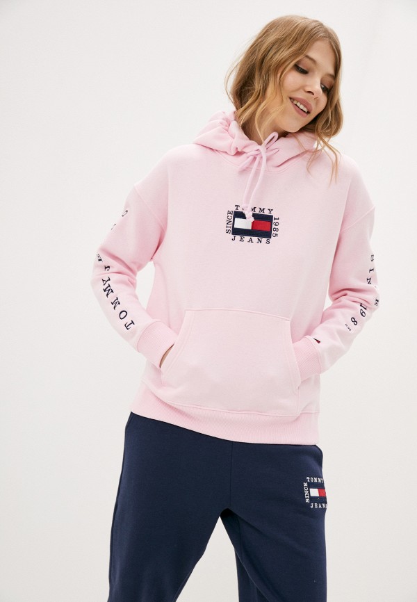 

Худи Tommy Jeans, Розовый
