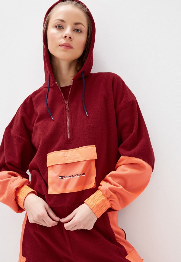 

Худи Tommy Sport, Бордовый