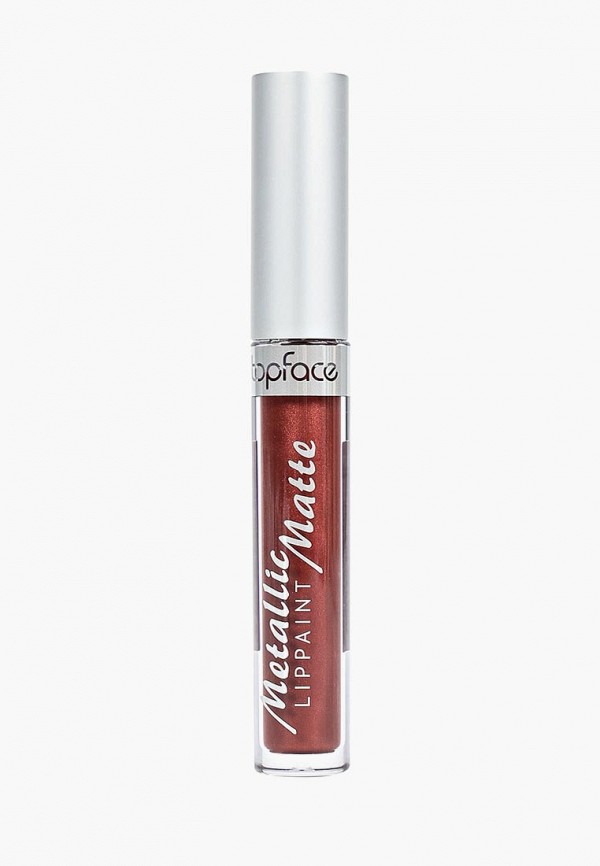 

Блеск для губ Top Face, Красный, Metallic Matte №008
