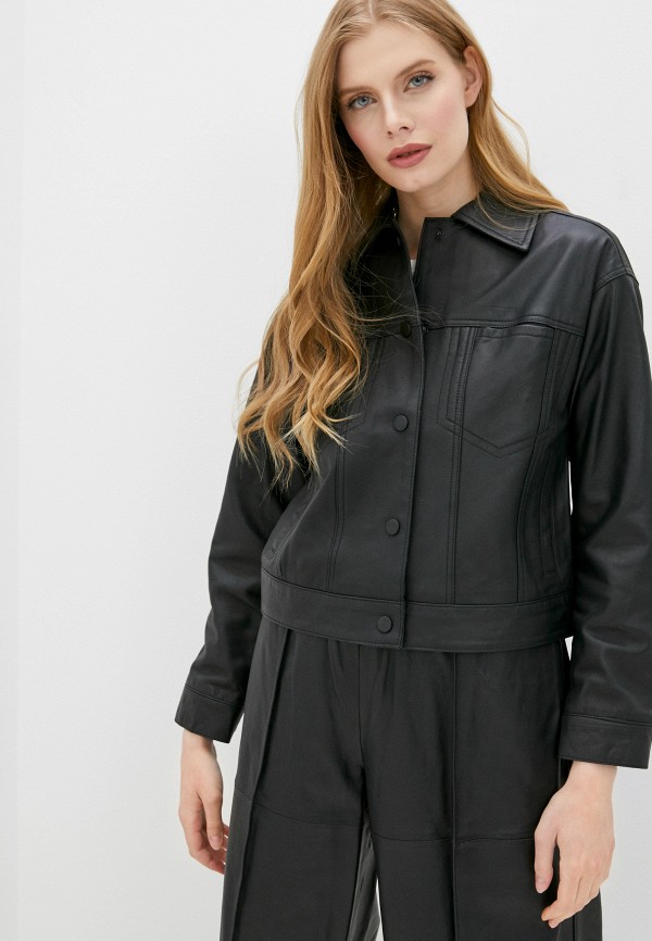 

Куртка кожаная Topshop Boutique, Черный