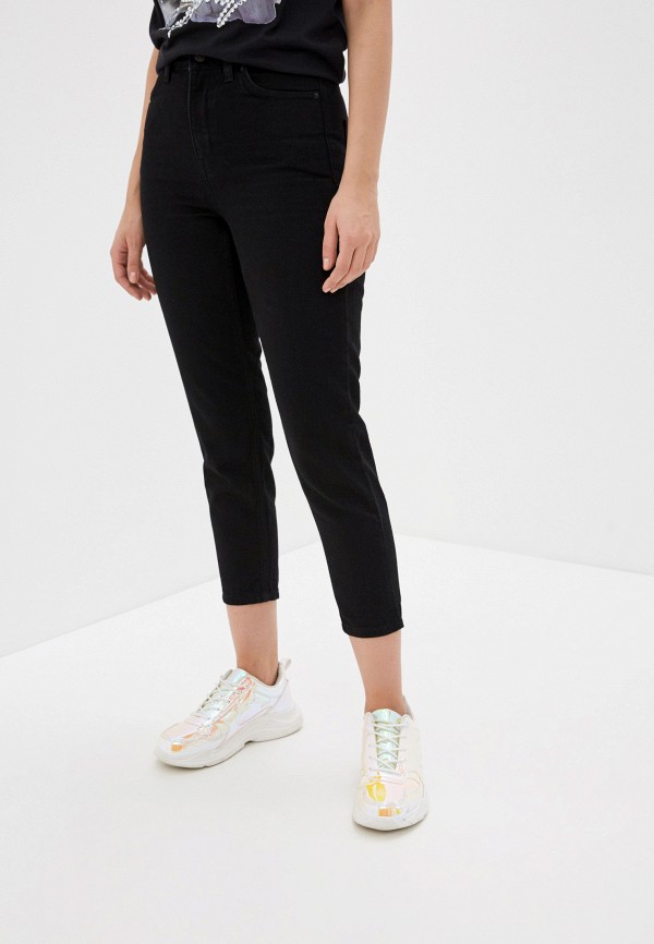 

Джинсы Topshop Petite, Черный, Mom