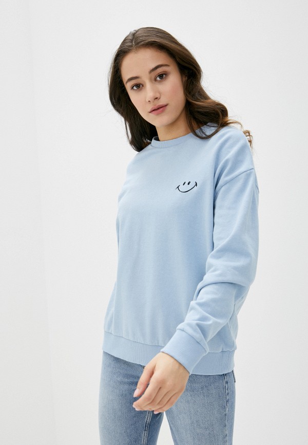 

Свитшот Topshop Petite, Голубой, Topshop Petite TO068EWIKIQ7