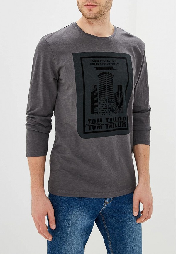 

Лонгслив Tom Tailor, Серый
