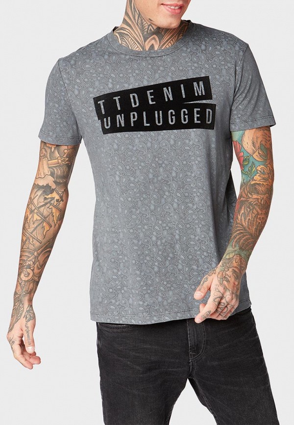 

Футболка Tom Tailor Denim, Серый