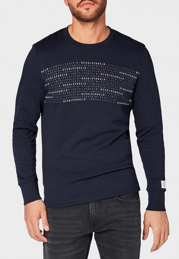

Свитшот Tom Tailor Denim, Синий