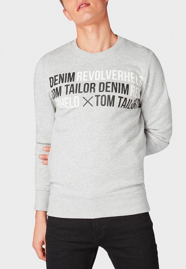 

Свитшот Tom Tailor Denim, Серый