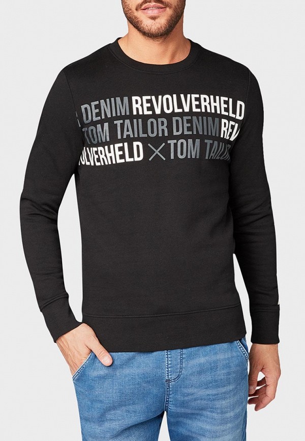 

Свитшот Tom Tailor Denim, Черный