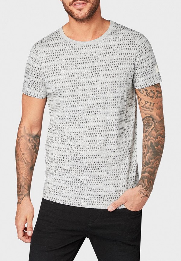

Футболка Tom Tailor Denim, Серый