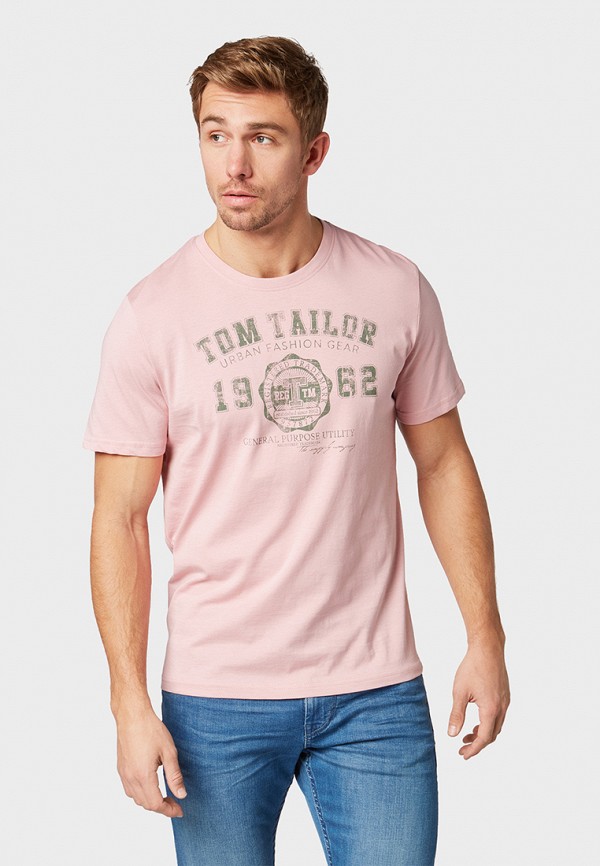 Том тейлор купить в интернет. Футболка том Тейлор мужская. Tom Tailor футболка мужская розовая. Строгие футболки. Том Тейлор розовая футболка мужская.