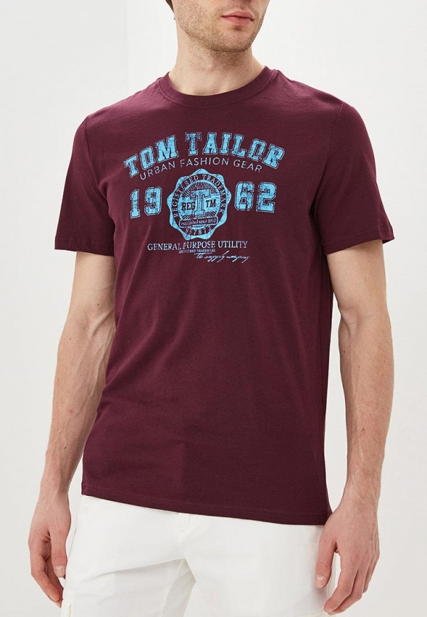 

Футболка Tom Tailor, Бордовый
