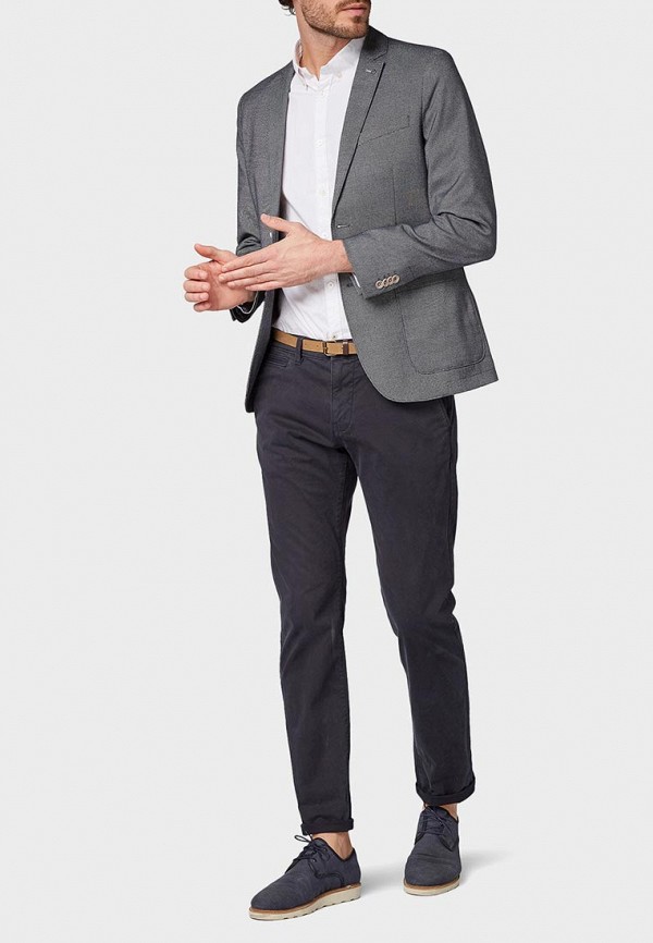 

Пиджак Tom Tailor; Tom Tailor TO172EMDTKJ4, Серый