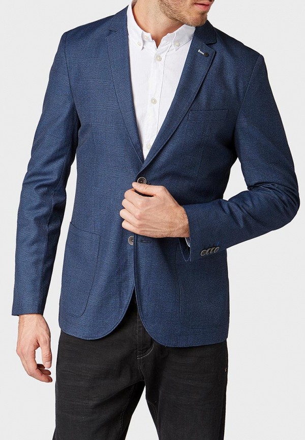 

Пиджак Tom Tailor, Tom Tailor TO172EMDTMI4, Синий