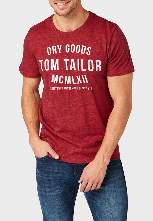 

Футболка Tom Tailor, Бордовый
