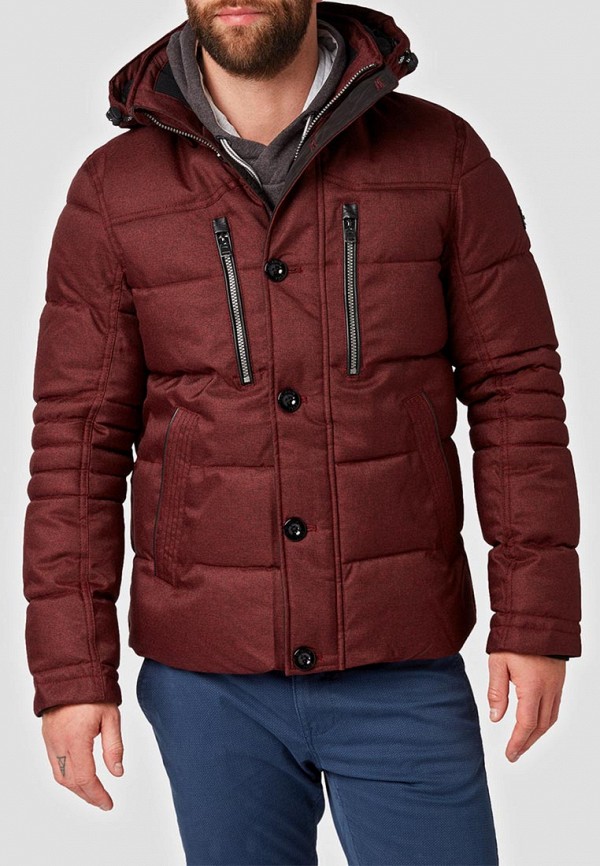 

Куртка утепленная Tom Tailor, Tom Tailor TO172EMEHFE3, Бордовый