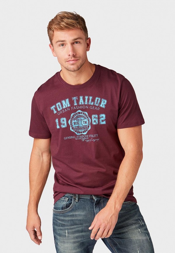 

Футболка Tom Tailor, Бордовый