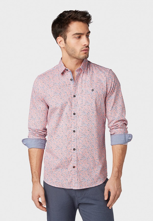 

Рубашка Tom Tailor, Розовый, Tom Tailor TO172EMFHGT9