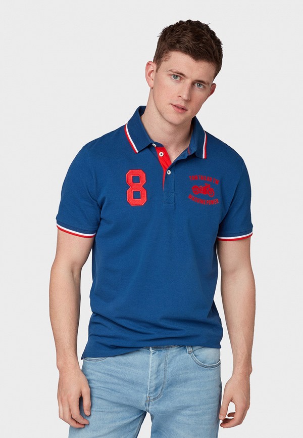 

Поло Tom Tailor, Синий