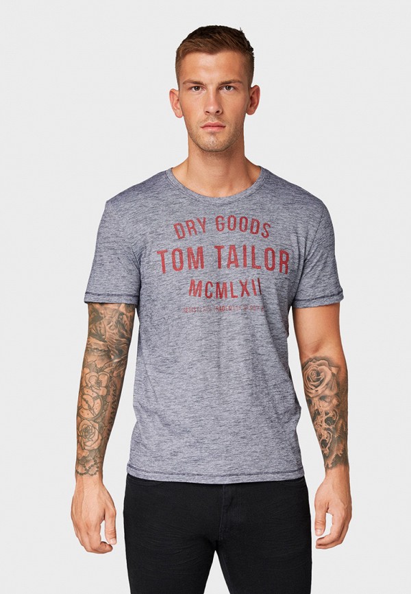 

Футболка Tom Tailor, Серый, Tom Tailor TO172EMGBEY2
