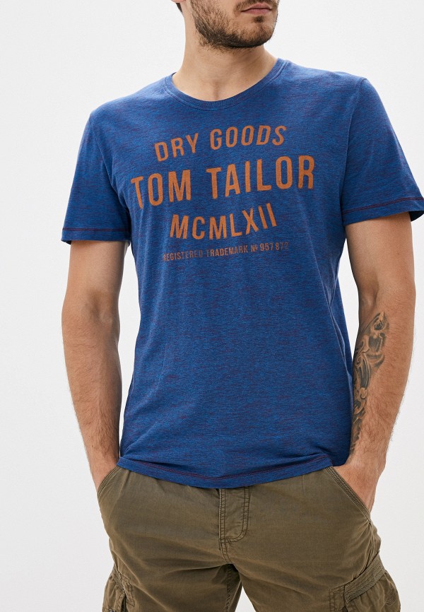 

Футболка Tom Tailor, Синий, Tom Tailor TO172EMGBEY5
