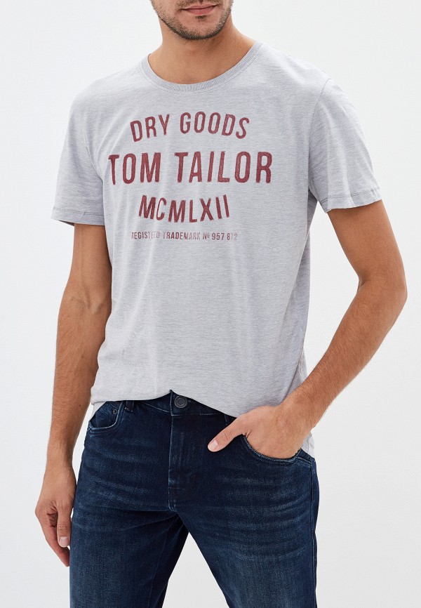 

Футболка Tom Tailor, Серый, Tom Tailor TO172EMGBFC0