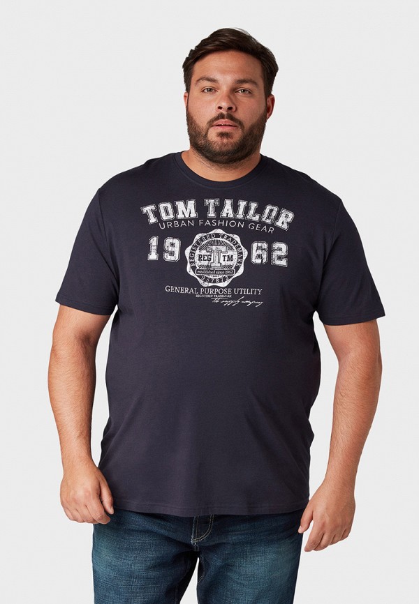 

Футболка Tom Tailor, Tom Tailor TO172EMGBFW1, Синий