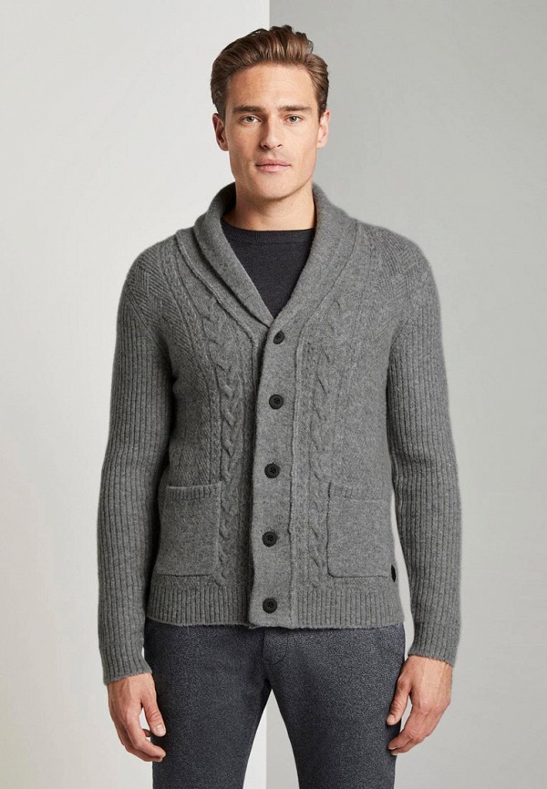 

Кардиган Tom Tailor, Серый