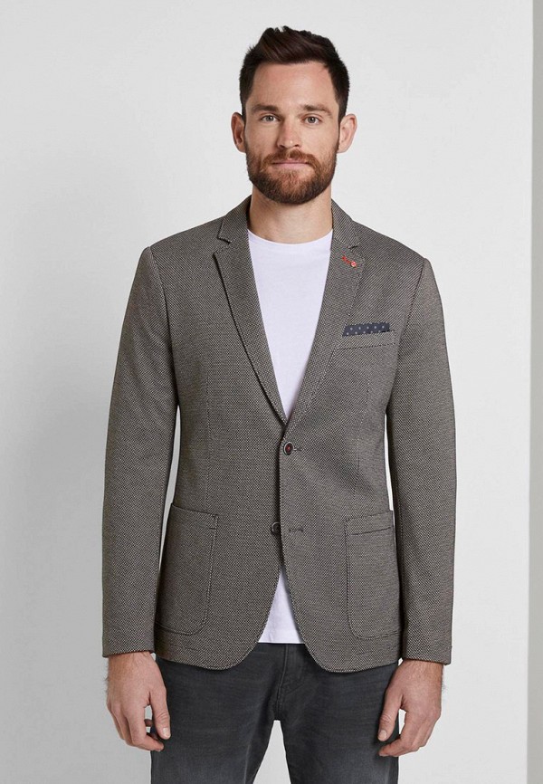 

Пиджак Tom Tailor, Серый