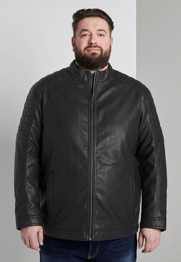 

Куртка кожаная Tom Tailor, Черный