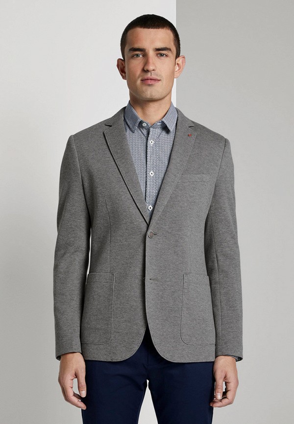 

Пиджак Tom Tailor, Серый, Tom Tailor TO172EMIAZQ7