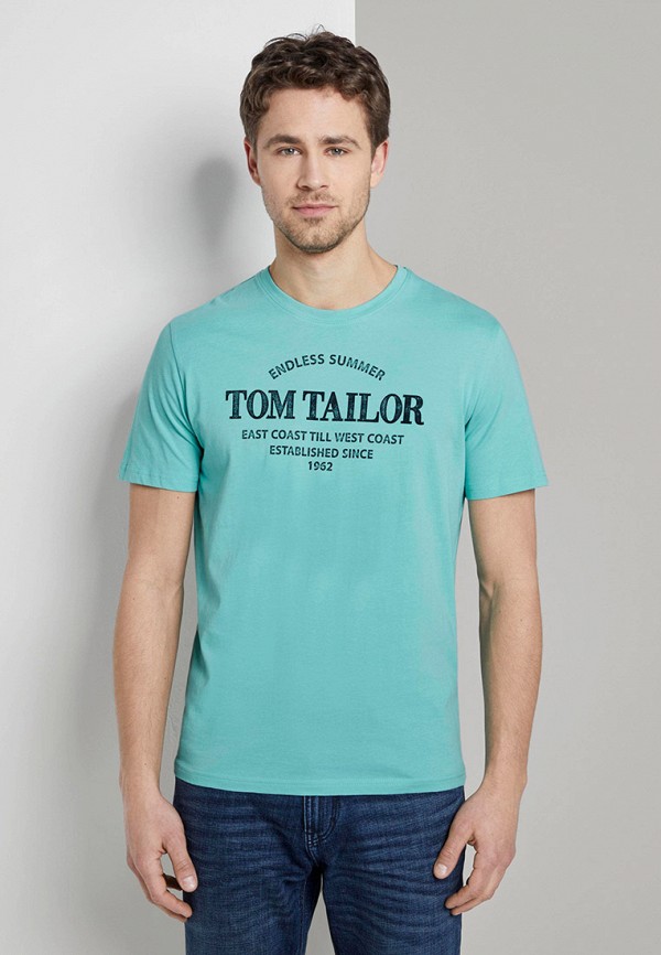 

Футболка Tom Tailor, Голубой, Tom Tailor TO172EMIBAS7