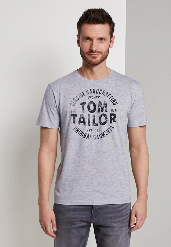 

Футболка Tom Tailor, Серый, Tom Tailor TO172EMIBAT5