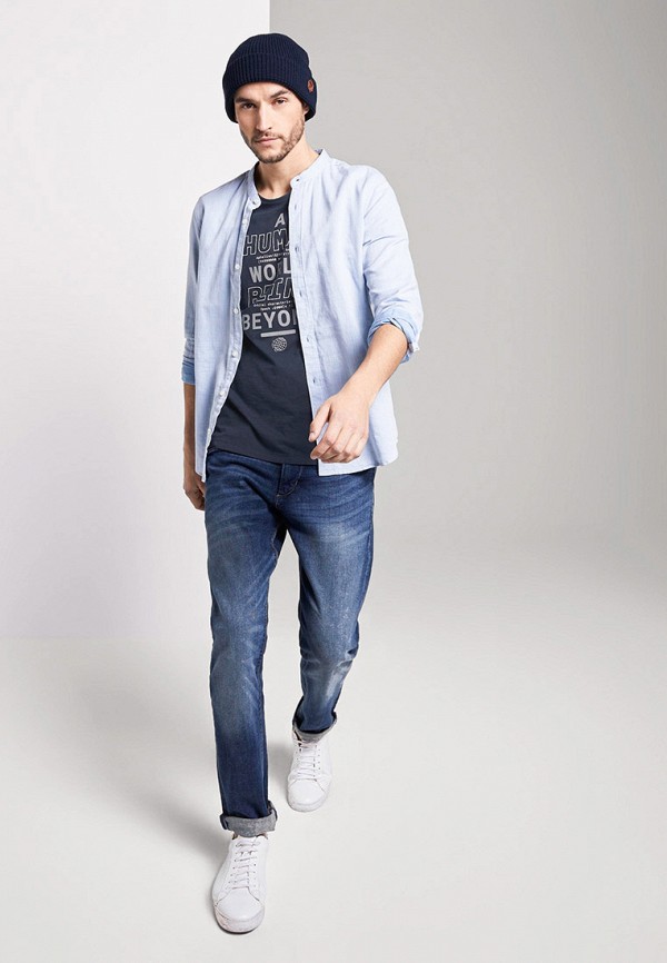 

Футболка Tom Tailor, Синий, Tom Tailor TO172EMIBBM3
