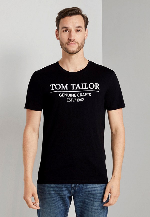 

Футболка Tom Tailor, Черный, Tom Tailor TO172EMKJTV3