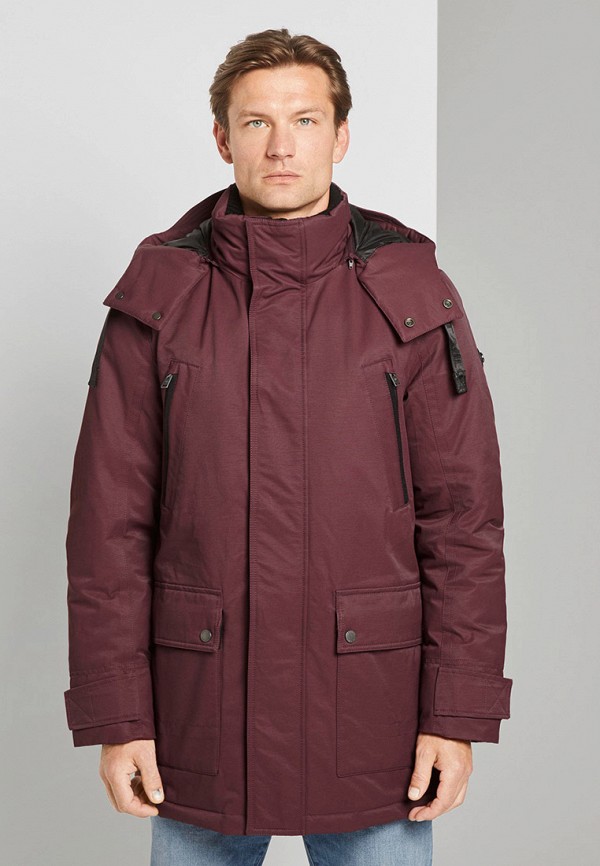 

Куртка утепленная Tom Tailor, Бордовый