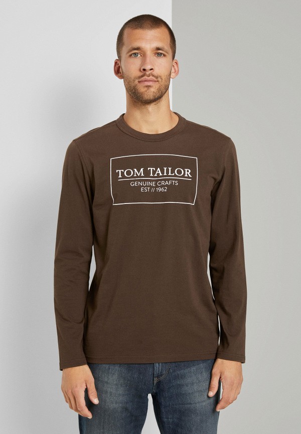 

Лонгслив Tom Tailor, Коричневый
