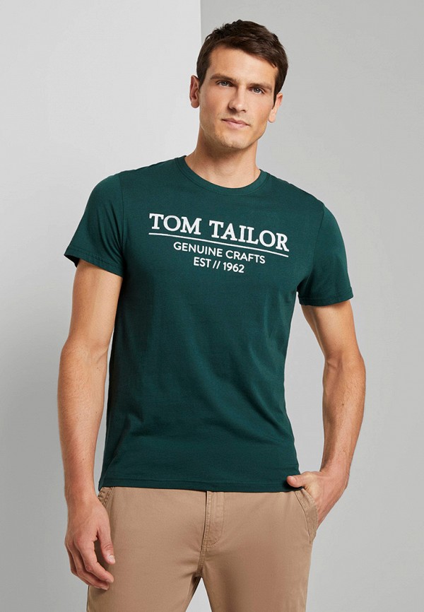 

Футболка Tom Tailor, Зеленый, Tom Tailor TO172EMLIDT9