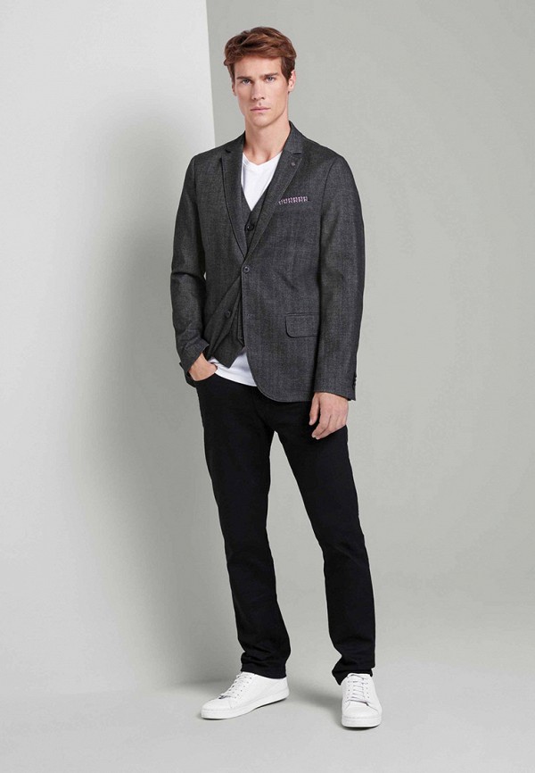 

Пиджак Tom Tailor, Серый, Tom Tailor TO172EMLQNQ3