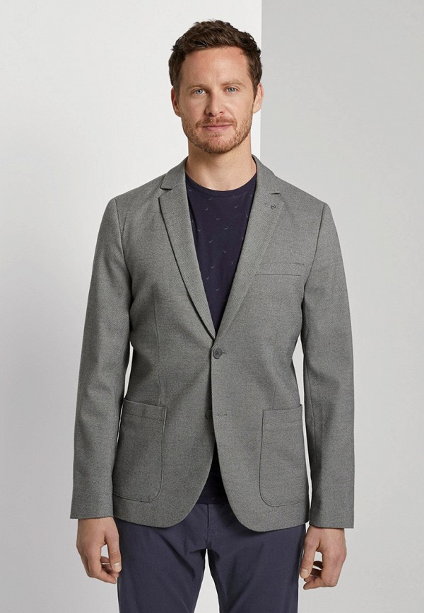 

Пиджак Tom Tailor, Серый